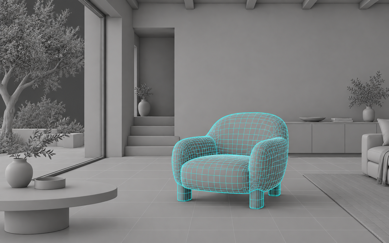 Prepared chair model preview